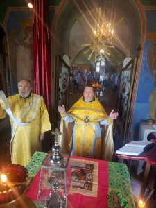 Игумен Нестор (Болков ) совершил Литургию в  Храме Святого Пророка Илии с. Клеопино Каслинского района., 