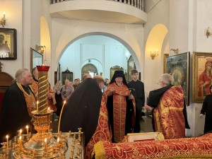 В канун Недели о расслабленном Игумен Нестор (Болков) совершил всенощное бдение в Богоявленском мужском монастыре Челябинска., 