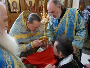 В Богоявленском мужском монастыре города Челябинска совершили Божественную Литургию., 