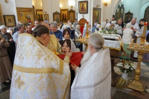 В праздник Вознесения Господня Игумен Нестор (Болков) возглавил Литургию в Богоявленском мужском монастыре  Челябинска., 