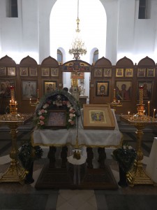 В Богоявленском епархиальном мужском монастыре Игумен Нестор (Болков ) возглавил Всенощное бдение с литией., 