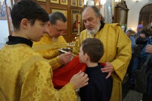 В день празднования Собора новомучеников и исповедников Церкви Русской, а также в Неделю о блудном  сыне, в Богоявленском мужском монастыре совершили Божественную Литургию ., 