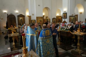 В праздник Покрова в Богоявленском мужском монастыре совершили Божественную Литургию., 