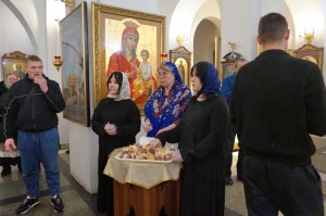 В Богоявленском епархиальном мужском монастыре совершили всенощное бдение  с литией., 