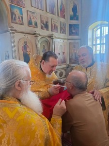 Игумен Нестор (Болков ) совершил Литургию в  Храме Святого Пророка Илии с. Клеопино Каслинского района., 