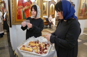 В Богоявленском епархиальном мужском монастыре Игумен Нестор (Болков ) возглавил Всенощное бдение с литией., 