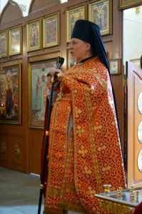 Игумен Нестор (Болков ) совершил Литургию в  Богоявленском мужском монастыре Челябинска., 