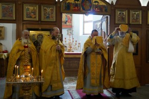 В Богоявленском мужском монастыре Челябинска совершили Божественную Литургию., 