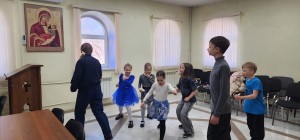 22 марта 2026 года ученики Воскресной школы исповедались и причастились на Воскресном Богослужении в Богоявленском мужском монастыре., 