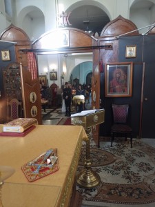В день празднования святых отцов VII Вселенского Собора в Богоявленском мужском монастыре совершили Божественную Литургию., 