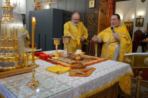 В день празднования Собора новомучеников и исповедников Церкви Русской, а также в Неделю о блудном  сыне, в Богоявленском мужском монастыре совершили Божественную Литургию ., 