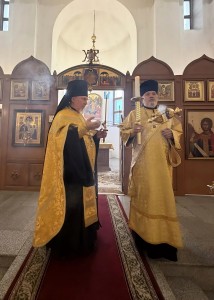 В канун Недели 2-й по Пятидесятнице,  Игумен Нестор (Болков ) возглавил всенощное бдение в Богоявленском мужском монастыре Челябинска., 