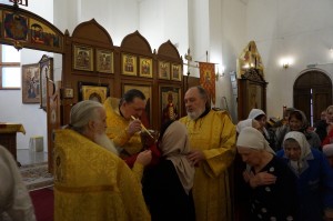 19 декабря 2025 года Игумен Нестор (Болков ) возглавил Праздничную Божественную Литургию в Богоявленском епархиальном мужском монастыре., 