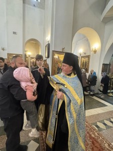 Игумен Нестор (Болков) возглавил всенощное бдение с литией в Богоявленском мужском монастыре., 