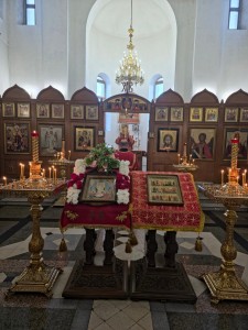 5 апреля 2026 года, в канун Недели 3-й по Пасхе и памяти святых жен-мироносиц, совершили всенощное бдение с литией., 