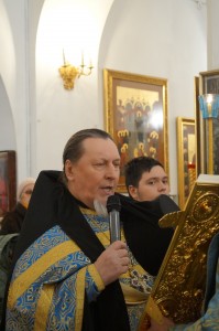 В Богоявленском епархиальном мужском монастыре совершили всенощное бдение  с литией., 