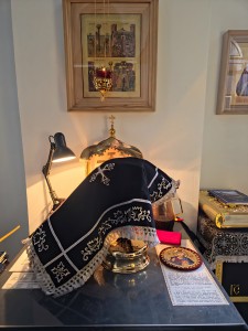 В Богоявленском мужском монастыре совершили первую в наступившем году Литургию Преждеосвященных Даров., 