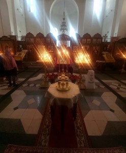 ​​​​​​​В канун праздника Воздвижения Честного и Животворящего Креста Господня, в Богоявленском мужском монастыре совершили всенощное бдение., 