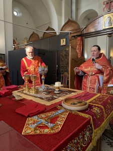 Игумен Нестор (Болков ) совершил Литургию в  Богоявленском мужском монастыре Челябинска., 