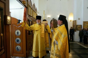 В день церковного новолетия Игумен Нестор (Болков) совершил Божественную Литургию святителя Иоанна Златоуста., 