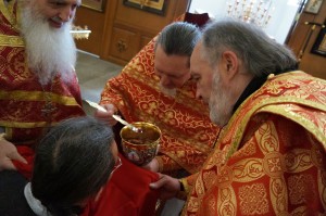 В Неделю Неделю 5-й по Пасхе, о самаряныне, Игумен Нестор (Болков) совершил Литургию в Богоявленском мужском монастыре Челябинска., 