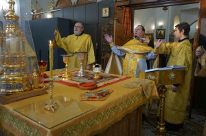 16 ноября 2025 года,в Неделю 23-ю по Пятидесятнице , Игумен Нестор (Болков ) настоятель Богоявленского мужского монастыря города Челябинска с клириками святой обители , совершил Божественную Литургию святителя Иоанна Златоустого в Богоявленском мужском мо, 