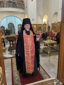 В канун Недели о расслабленном Игумен Нестор (Болков) совершил всенощное бдение в Богоявленском мужском монастыре Челябинска., 