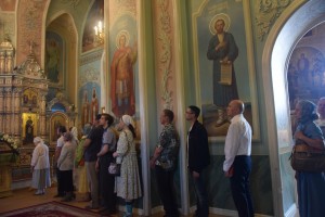 Настоятель Богоявленского мужского монастыря Челябинска игумен Нестор (Болков)  принял участие в Литургии в Свято- Симеоновском Кафедральном соборе., 