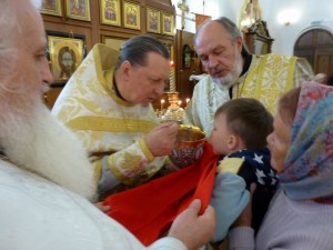 В Богоявленском мужском монастыре города Челябинска совершили Божественную Литургию., 