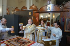 В Неделю 7-ю по Пасхе, святых 318 богоносных отцов Первого Вселенского Собора, Игумен Нестор (Болков) возглавил Литургию в Богоявленском мужском монастыре Челябинска., 