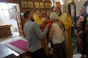 В Богоявленском мужском монастыре города Челябинска совершили Божественную Литургию., 