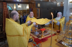 В Неделю 2-ю по Пятидесятнице,  Игумен Нестор (Болков ) возглавил Литургию в Богоявленском мужском монастыре Челябинска., 