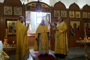 В день празднования святых отцов VII Вселенского Собора в Богоявленском мужском монастыре совершили Божественную Литургию., 