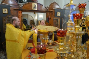 19 декабря 2025 года Игумен Нестор (Болков ) возглавил Праздничную Божественную Литургию в Богоявленском епархиальном мужском монастыре., 