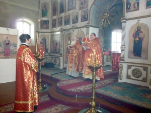 Игумен Нестор (Болков ) совершил Литургию в  Храме Святого Пророка Илии с. Клеопино Каслинского района., 