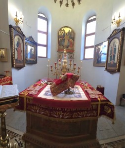 В Неделю Неделю 5-й по Пасхе, о самаряныне, Игумен Нестор (Болков) совершил Литургию в Богоявленском мужском монастыре Челябинска., 