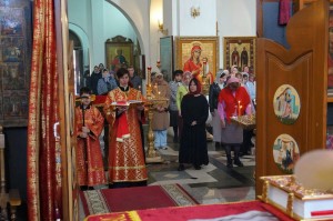 В Неделю о расслабленном Игумен Нестор (Болков)совершил Литургию в Богоявленском мужском монастыре Челябинска., 