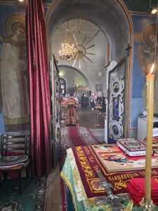 Игумен Нестор (Болков ) совершил Литургию в  Храме Святого Пророка Илии с. Клеопино Каслинского района., 