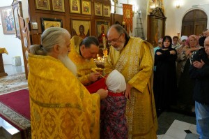 В Богоявленском  мужском монастыре Челябинска совершили Божественную Литургию., 