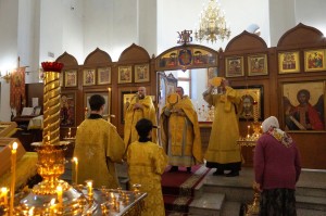 В Неделю о мытаре и фарисее в Богоявленском мужском монастыре совершили Божественную Литургию в Богоявленском мужском монастыре ., 