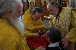 В Богоявленском мужском монастыре Челябинска совершили Божественную Литургию., 