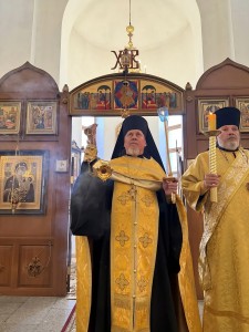 В канун Недели 1-й по Пятидесятнице,  Игумен Нестор (Болков ) возглавил всенощное бдение в Богоявленском мужском монастыре Челябинска., 