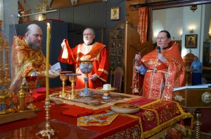 Игумен Нестор (Болков ) совершил Литургию в  Богоявленском мужском монастыре Челябинска., 