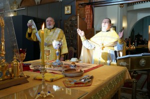 В день празднования святых отцов VII Вселенского Собора в Богоявленском мужском монастыре совершили Божественную Литургию., 