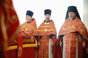 Настоятель Богоявленского мужского монастыря Челябинска Игумен Нестор (Болков) принял участие  в Божественной Литургии в храме Покрова Пресвятой Богородицы в селе Булзи., 